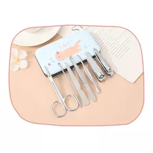 Set 7 Pcs Herramientas Manicure Cuidado Personal Corta Uña