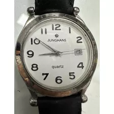 Hermoso Reloj Hombre Junghans Quartz Clásico Con Calendario