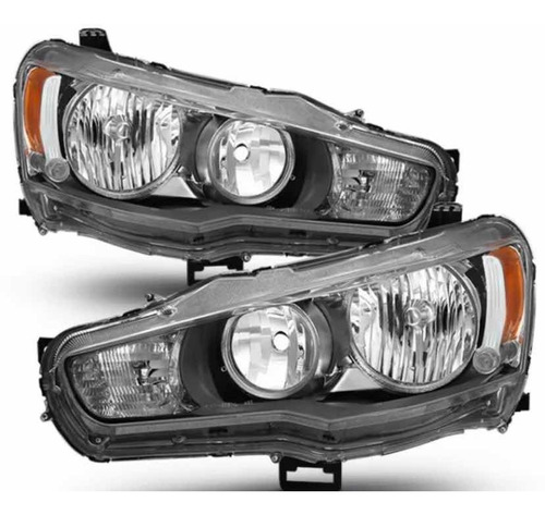 Faros Delanteros Mitsubishi Lancer 2008-2015 Foto 2