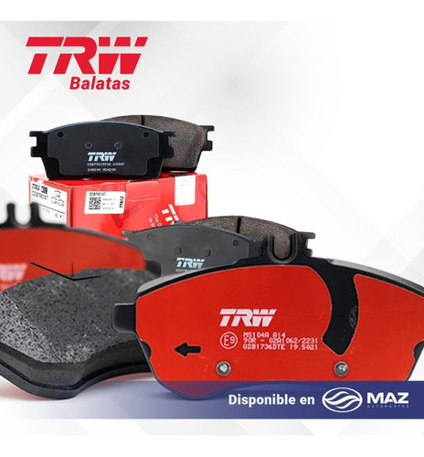 Balatas Delanteras Honda Civic Del Sol 1995-1996-1997 Trw Foto 3