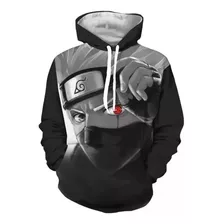 Blusa De Frio Agasalho Moletom Kakashi Naruto Akatsuki Promo