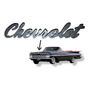 Emblema Chevrolet Bandera Auto Clasico Metal Cromo