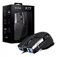 Ratón Para Juegos Evga X17, Con Cable, Negro, Personalizable