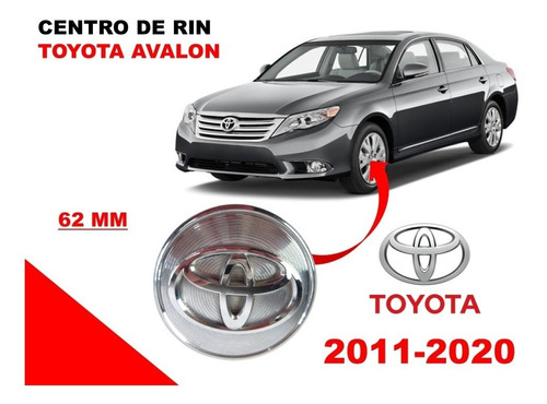 Centro De Rin Toyota Avalon 2011-2020 62 Mm Corrugado Foto 2