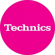 Technics Slipmat 60654 Simple T5: Blanco Sobre Rosa