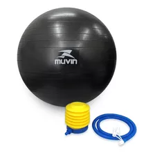 Bola De Pilates Muvin 65cm - Até 300 Kg - Com Bomba Fitness