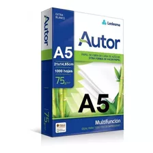 Resma Autor A5 75gr X1000 Hojas