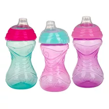 Vaso Boquilla Suave Clikit Nospill Easy Grip Niñas (pa...