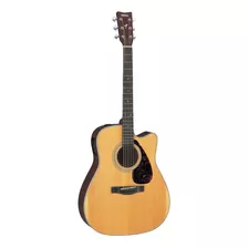 Guitarra Electroacústica Yamaha Fx370c Para Diestros Natural Palo De Rosa Brillante