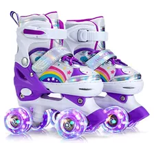 Patines De Ruedas Ajustables Para Niñas Y Niños Pequeños De 