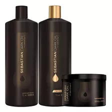 Kit Sebastian Dark Oil Shampoo+condicionador+mascara