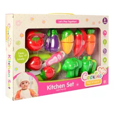 Frutas Y Verduras P/cortar Con Velcro 11 Pcs