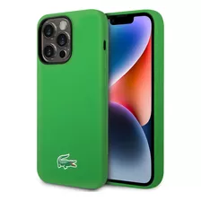 Lacoste Protector Para iPhone 15 Pro Green Magsafe