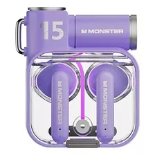 Audífonos Monster Airmars Xkt15 Gamer Purple Bluetooth 5.3