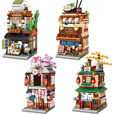 Mini Bloques, 4 1, Kit De Construcción De Casa Japones...