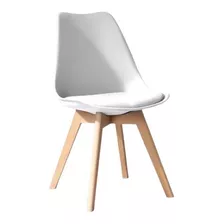 Silla De Comedor Venhouse Tulip Eames, Estructura Color Blanco, 1 Unidad