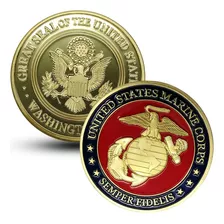 Joygulls Moneda Coleccionable Del Departamento De Marines De