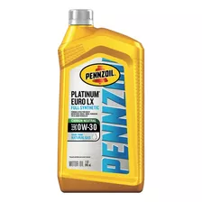 Pennzoil Platinum Euro Lx Full Sintético 0w-30 Aceite De Mot