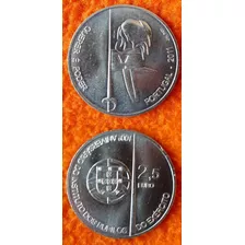 Moneda Conmemorativa De Portugal De 2 Euros Y Medio Año 2011