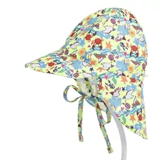 Gorro Sombrero Playa Ala Ancha Para Niños Proteccion Verano