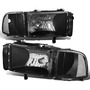 Kits De Carrocera - 3pcs Gloss Black Front Bumper Lip Spoil Dodge Dynasty