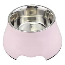 Comedero Bowl Small Elevado Inox Para Gatos Perros