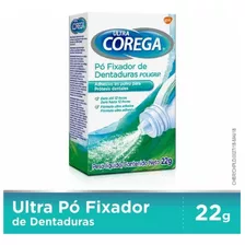 Corega Ultra Pó 22g Ultra Fixação Para Prótese Duração 12h 