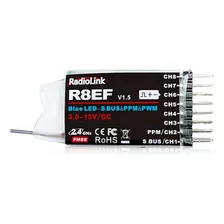 Radioenlace R8ef 2.4g 8 Canales Rc Receptor De Compatibilida