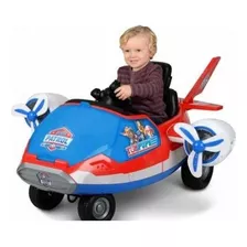 Avião Elétrico 6v Infantil Patrulha Canina Carro Brinquedo