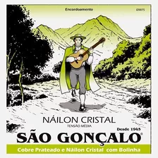 Encordoamento Sao Goncalo Violao Nylon Cristal Tensao Leve