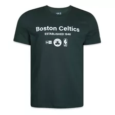 Camiseta New Era Boston Celtics Minimal Label Verde