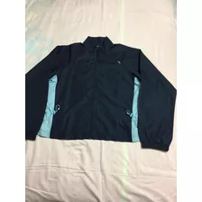 Fila Chamarra Para Dama Talla Xl Azul Marino / Claro