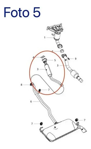 Catalizador Jeep Patriot 2007 Al 2017 L4 2.0l Euro 4 Oem Foto 8