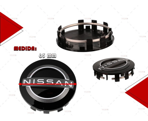 4 Centros De Rin Nissan Rogue 2023 63 Mm Tn Foto 3