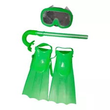 Kit De Buceo Para Niño, Gafas Tubo Respirador Y Aletas M5000