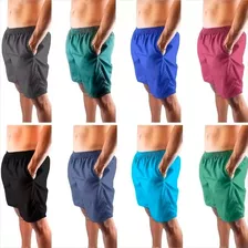 Kit 8 Bermudas Masculinas 3 Bolsos Praia Short Original