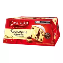 Casa Suiça Pascoattone 3 Chocolates 500g Sabor Chocolate