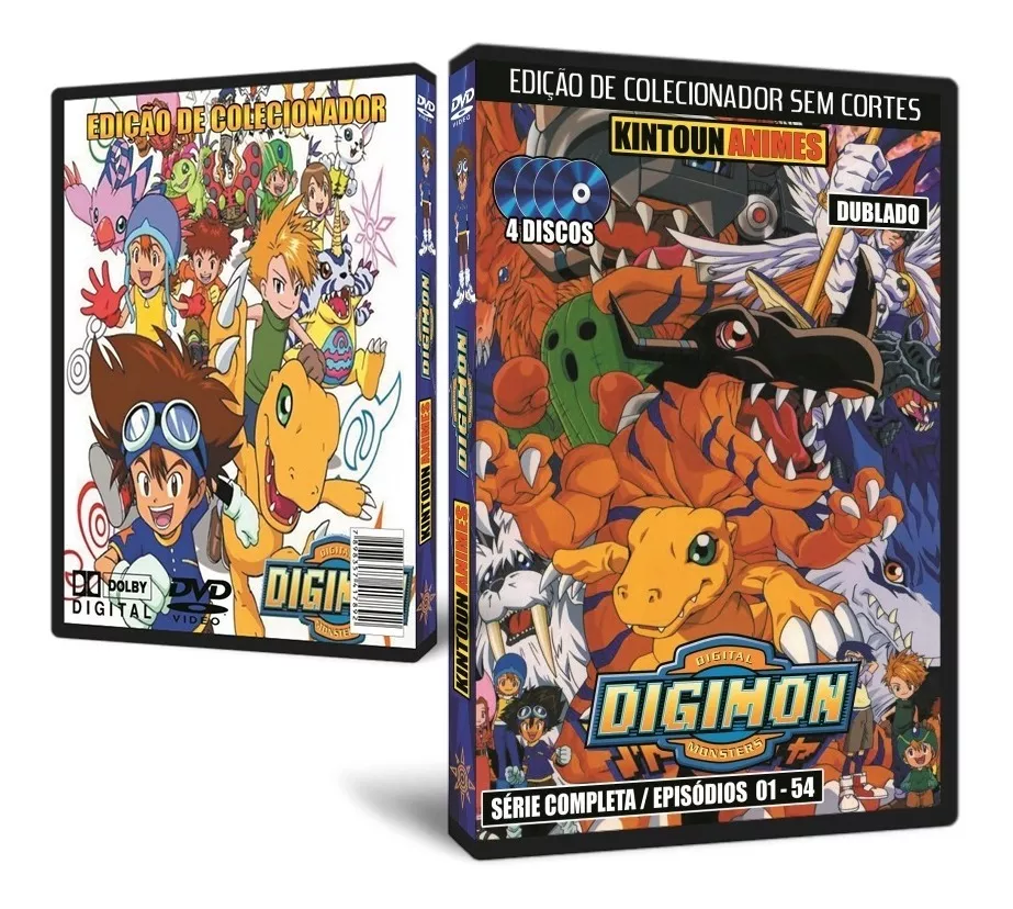 Digimon Adventure Série Completa E Dublada Em Dvd