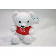 Oso Teddy Bear Hug Blanco Peluche 23 Cm Hallmark Original