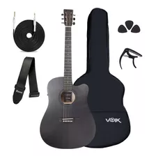 Kit Violão Elétrico Strinberg Fs4d Tos Com Capa + Acessórios