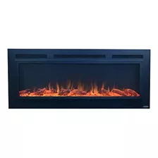 Chimenea Eléctrica Touchstone Sideline Antirreflejo Con Pant