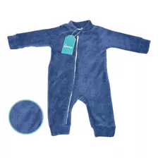 Macacão De Bebê Soft Premium Ovelhinha Azul Marinho