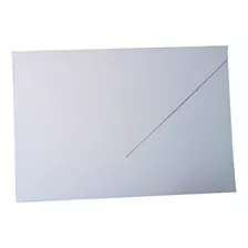 140 Envelope 240g Bico Horizontal Convite Branco 15x22cm 