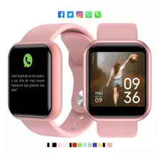 Smart Bracelet Smartwatch 1 1.3 Com Rede Móvel Caixa De Plástico Rosa