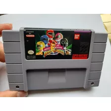 Video Juego De Power Rangers De Super Nes