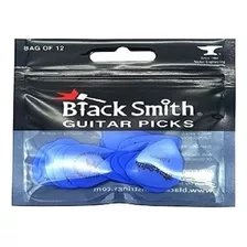 Puas Para Guitarra Blacksmith 1.00 * 12 Unidades Standard Color Azul