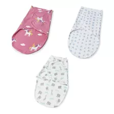 Cueiro Swaddle Enroladinho Bebê Ajustável Algodão Saquinho