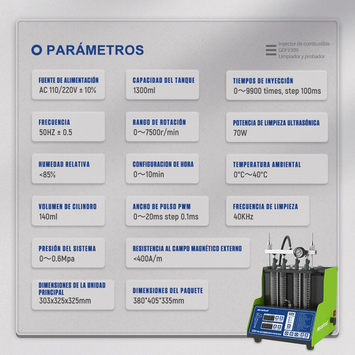 Tina Ultrasonica Laboratorio Inyector Gdi 4 Cilindros Foto 9