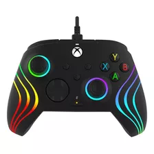 Control Pdp Afterglow Wave Led Wired Xbox Series Xs - Black