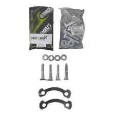 Kit Prisioneiro Coroa C/ Porca + Trava Suzuki Yes 125 Todas